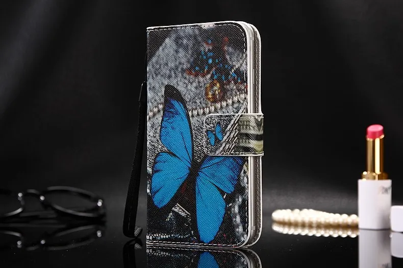 Blue butterfly UMIDIGI A5 Pro Кожаный флип-чехол UMIDIGI F1 Play из искусственной кожи с отделениями для карт чехол для телефона UMIDIGI S3 Pro Сумка UMIDIGI power - Цвет: Blue butterfly
