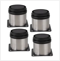 4pcs 60x60mm adjustable support furniture legs kitchen cabinets stainless steel cabinet feet sofa legs