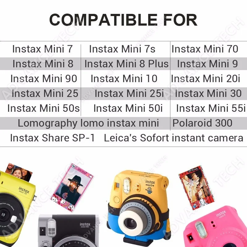 Новое поступление оригинальная пленка Fujifilm Princess Instax Mini 9 Fuji для мгновенной печати