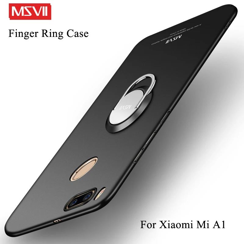 MSVII чехол для Xiaomi Mi A2 Lite с кольцом пальцев чехлы MiA2 Xiomi A1 автомобильный держатель