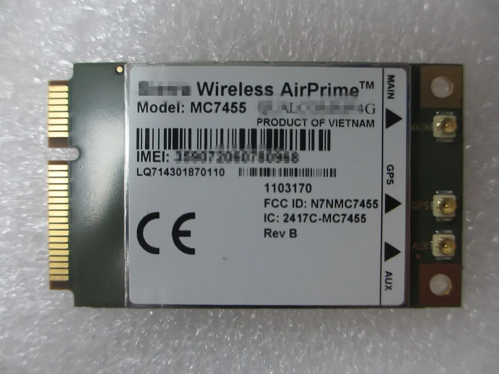 NEW Sierra Wireless AirPrime MC7455 4G LTE мобильный телефон карта памяти MINI Pcie wwan|mini pcie|mini pcie gpswwan card