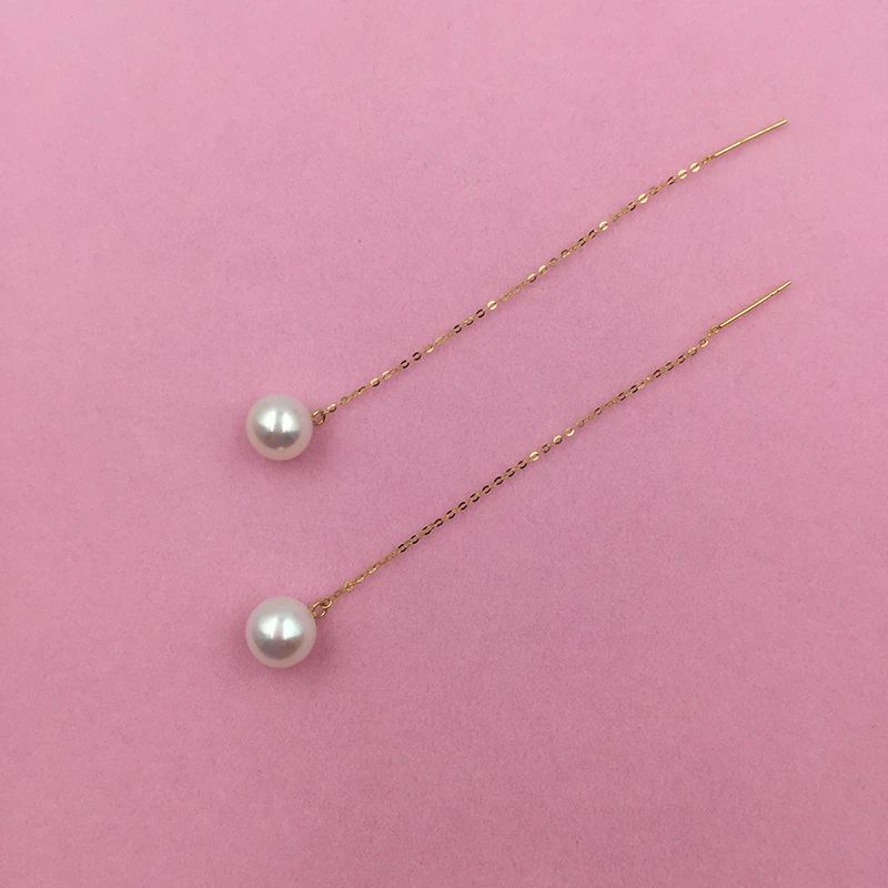 Женский комплект украшений Sinya колье и серьги золотистого цвета с натуральным