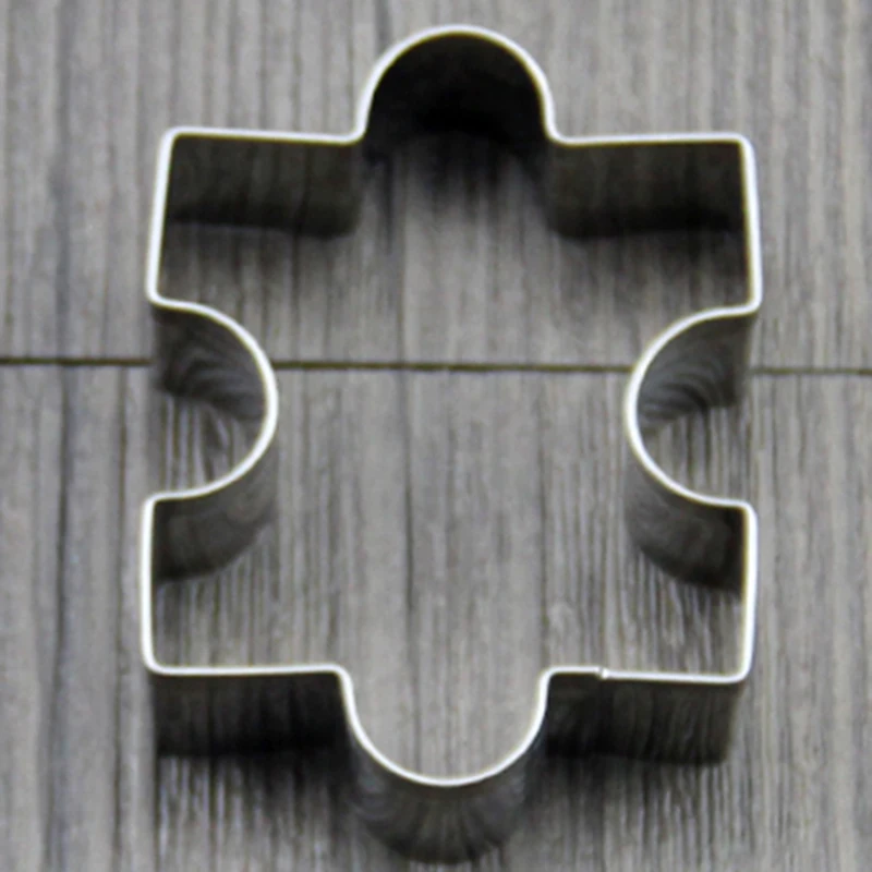 QuickDone головоломка Форма для нарезки печенья в виде металлическая оправа очки