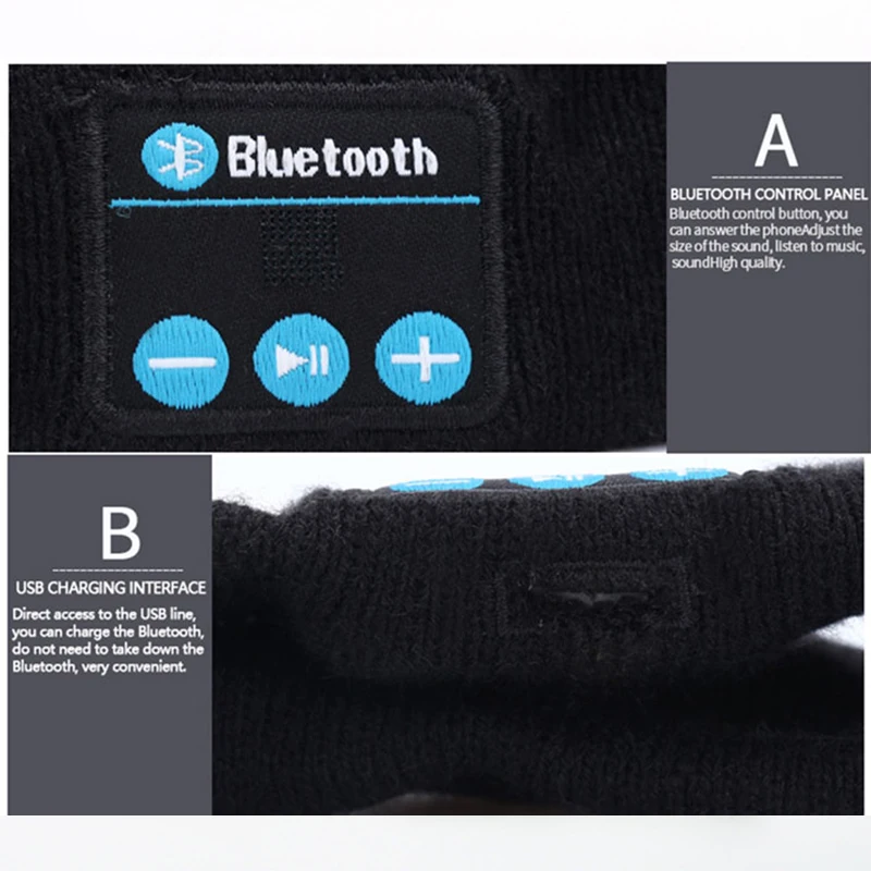 Музыкальная головная повязка гарнитура с микрофоном беспроводные Bluetooth наушники