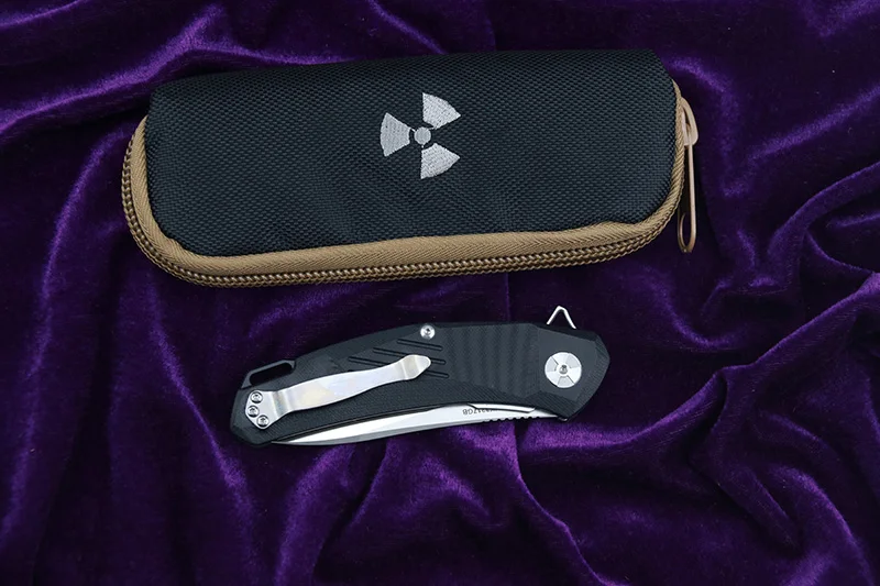 LEMIFSHE JK3217G10 Флиппер D2 стальное лезвие G10+ стальная ручка для отдыха на открытом воздухе Охота Карманный Кухня Фрукты складной нож инструмент