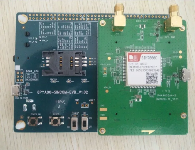 Набор макетных плат SIMCOM SIM7000C EVB 100% новый и оригинальный модуль LTE CATM1 EMTC NB IoT в
