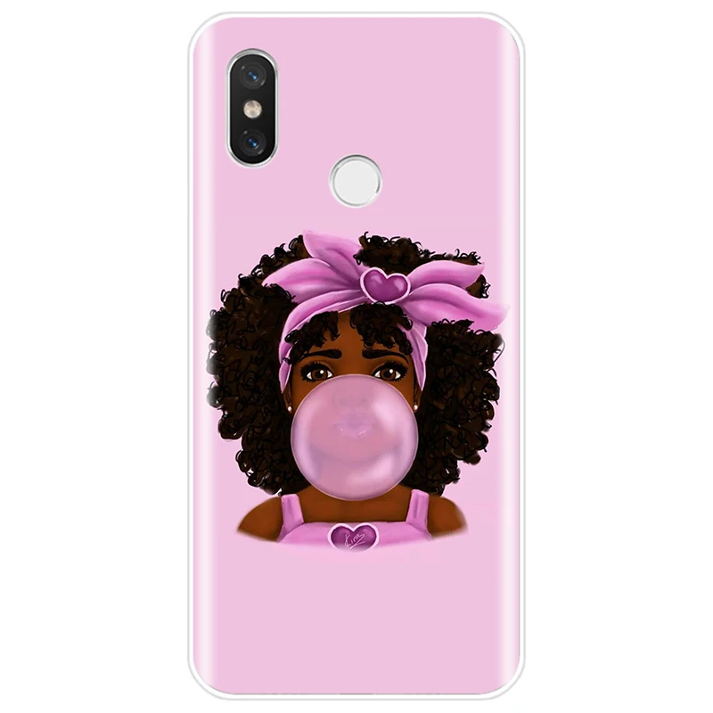 Мягкий силиконовый чехол для телефона Melanin Poppin Aba из ТПУ Для xiaomi 4 4S 5 5C 5S PLUS 6 6X 8 Pro