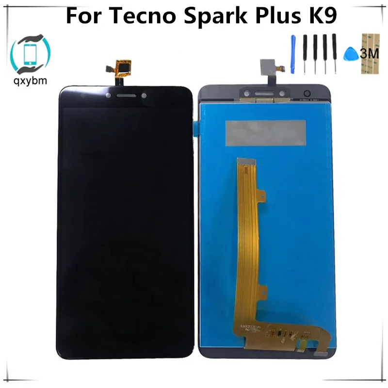6 дюймов для Tecno K9 ЖК-дисплей сенсорный экран стеклянная панель дигитайзер полная