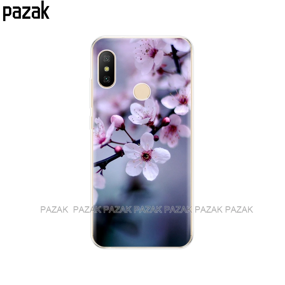 Силиконовый чехол для Xiaomi mi A2 LITE, чехол s, полная защита, мягкая задняя крышка из ТПУ для Xio mi A2 LITE, бампер, чехол, Новинка - Цвет: 34241