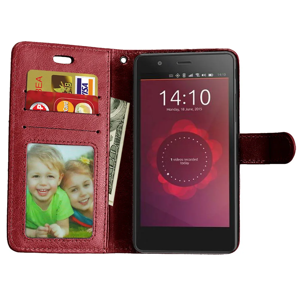 Роскошный чехол из искусственной кожи для Alcatel POP 4 5051D One Touch Pop откидная сумка