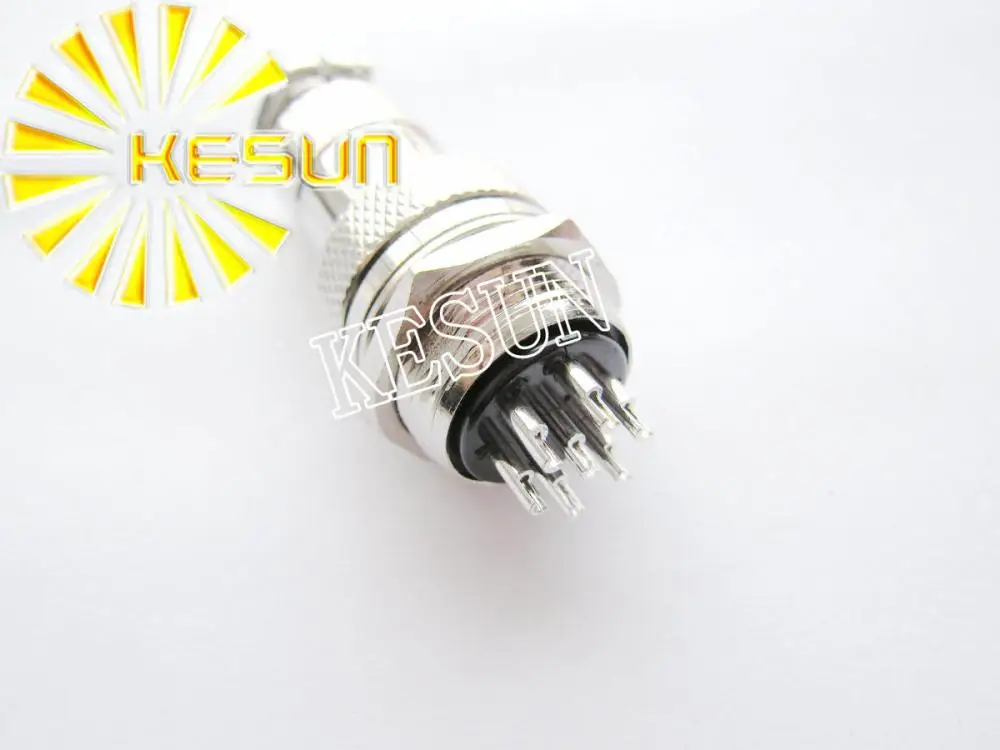 

10pair GX20 7P GX20-7 Male & Female Diameter 20mm Wire Panel Connector DF20 M20 circular connector Socket Plug