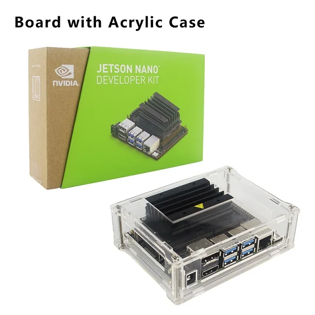 NVIDIA Jetson Nano разработчик комплект для художественного интеллекта глубокого обучения маленький AI компьютер 128-core Maxwell GPU четырехъядерный ARM - Комплект: Комплект 2