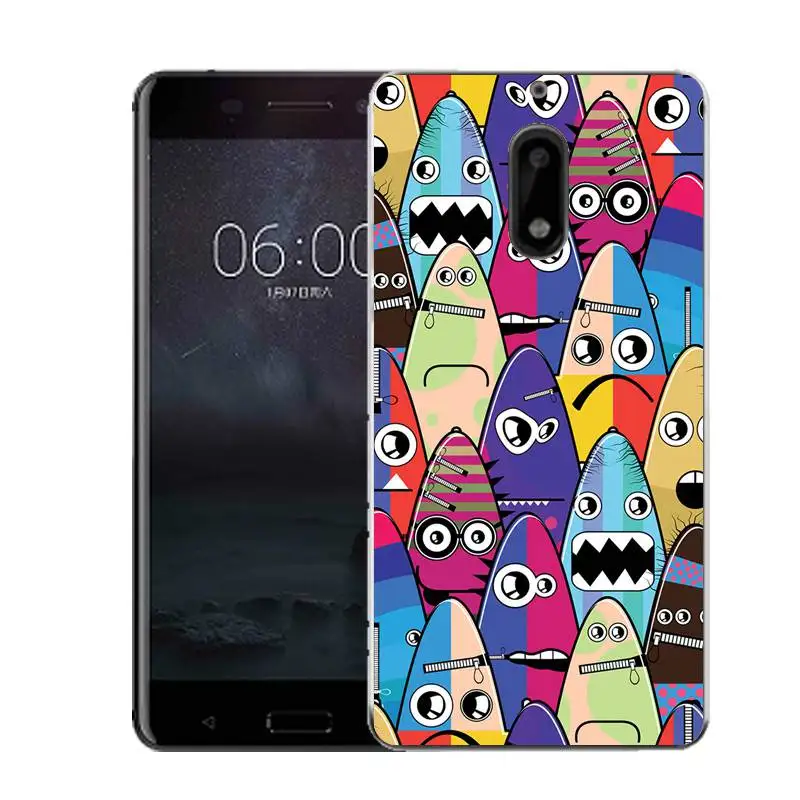 Qmswei силиконовый чехол для телефона nokia3 nokia5 nokia6 nokia8 N540 N535 ясно клубника медведь