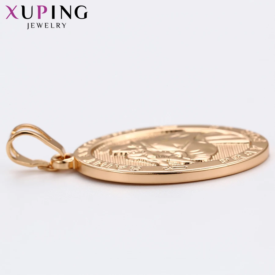 Xuping модное ожерелье с подвеской золотого цвета для женщин популярный дизайн