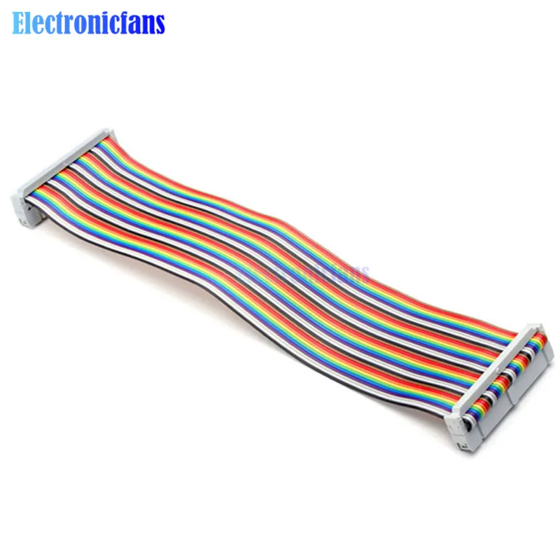 Новейший 20 см 40 PIN 40PIN Way GPIO Rainbow ленточный кабель для Raspberry Pi Model B / +|cable gpio|cable ribboncable