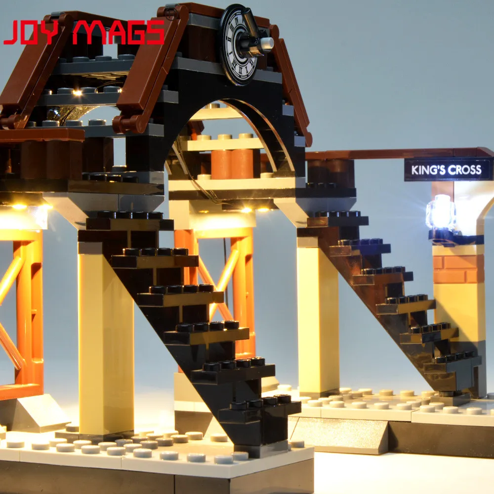 JOY MAGS светодиодный светильник для 75955 hogwart's Express светильник ing набор игрушек совместим с моделью 16055