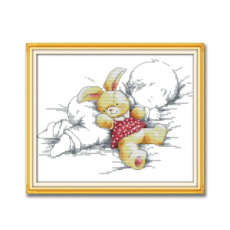 Детские Картины спящего и кукольного медведя напечатанные на холсте комплекты