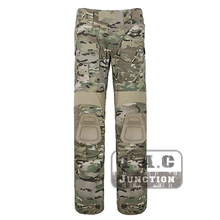 Emerson BDU G2 тактические боевые штаны Emersongear CP стиль Battlefield тренировочные военные брюки штурмовая форма с наколенниками - Цвет: MC