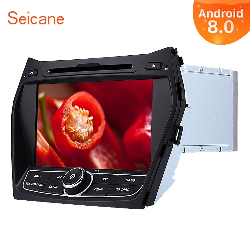 Автомагнитола Seicane Android 8 0 2Din ядер стерео GPS HD 1080P мультимедийный плеер для Hyundai IX45