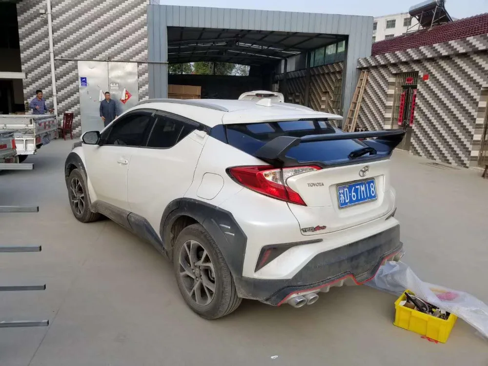 Для Toyota CHR C HR 2016 2017 2018 2019 автомобильный Стайлинг ABS пластиковый Неокрашенный цвет