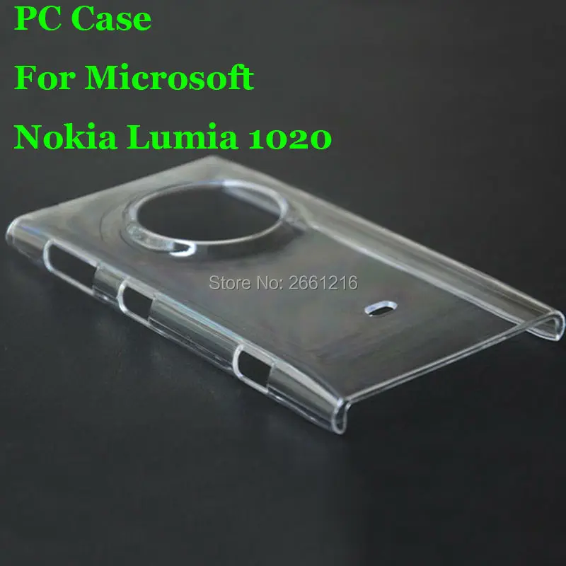 Для Lumia 1020 жесткий чехол из поликарбоната ультра тонкий прозрачный пластиковый