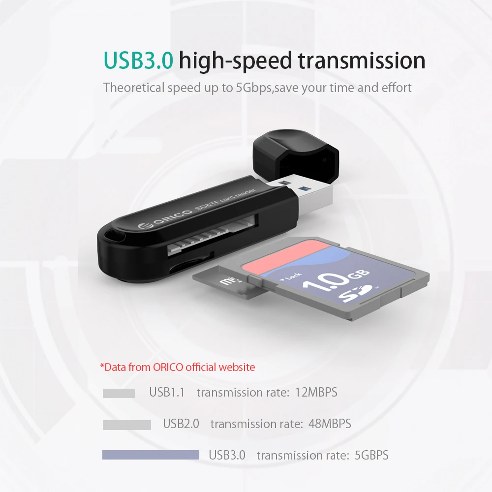 ORICO USB 3 0 кард ридер SD Micro мини смарт для MacBook Max 128 ГБ все в одном адаптер|usb 3.0 card