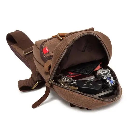 LONMMY Многофункциональный Crossbody сумки Для мужчин зарядка через usb груди пакет