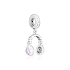 Подвеска для наушников из серебра 925 пробы, с бусинами