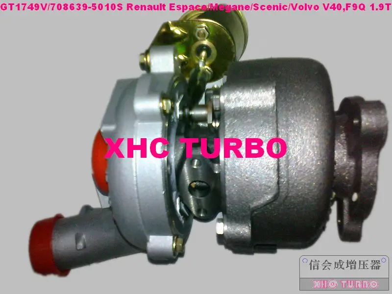 Новый турбокомпрессор GT1749V/708639 5010 для Renault Megane Scenic Volvo V40 Nissan Primera F9Q D4192T3 1.9L|turbocharger