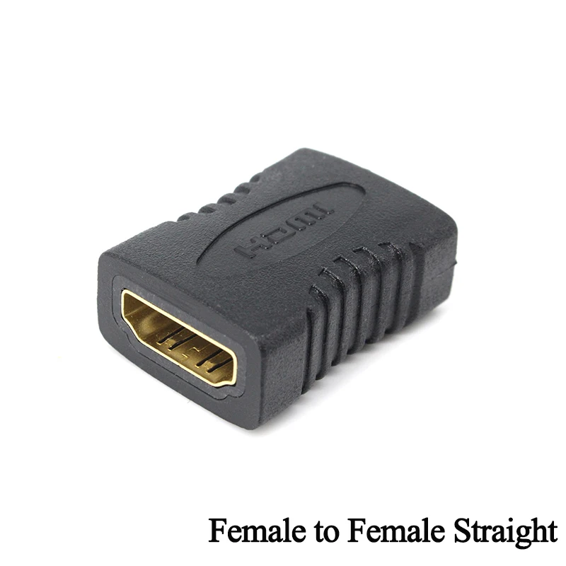 female to female HDMI соединитель папа к HDMI Женский адаптер, преобразователь, удлинитель вверх вниз вправо влево угол 360 градусов для 1080P HDTV PC HDMI адаптер - Color: female to female