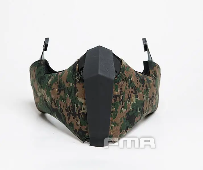 WL FMA Gunsight Mandible тактическая полумаска для лица для Highcut шлем боковая направляющая - Цвет: WL