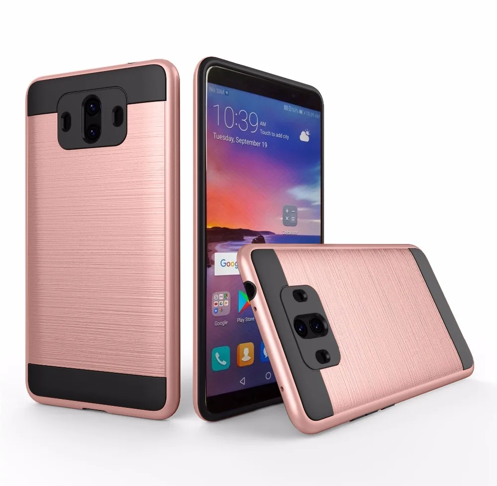 20 шт./лот бесплатная доставка чехол из ТПУ + ПК для мобильного телефона Huawei Ascend P20