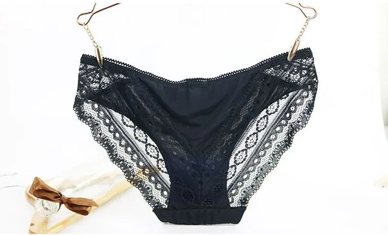 New Arrival Women's Sexy Lace Panties Seamless Panty For Female Brand Design Briefs Thong Underwear M L Size UN70027+35