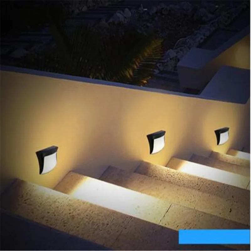 

Outdoor Waterproof Solar Garden Lights Solar Light 3 Led Bright White 1300ma Battery For Garden Yard Exterior Wall Night Lamp