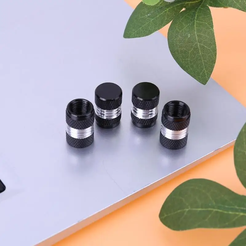 Автомобильные крышки стержня вентиля шины 4 шт. болт в алюминиевых Theftproof колпачки