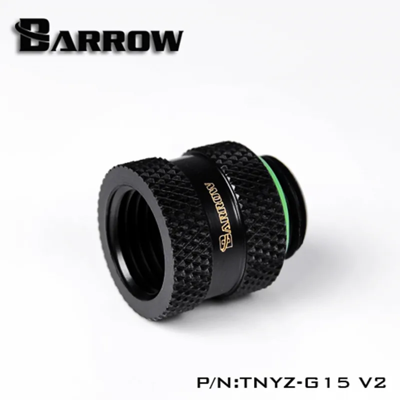 Barrow G1/4 черный/яркий серебристый/белый внутренний удлинитель зубьев (удлинение 15