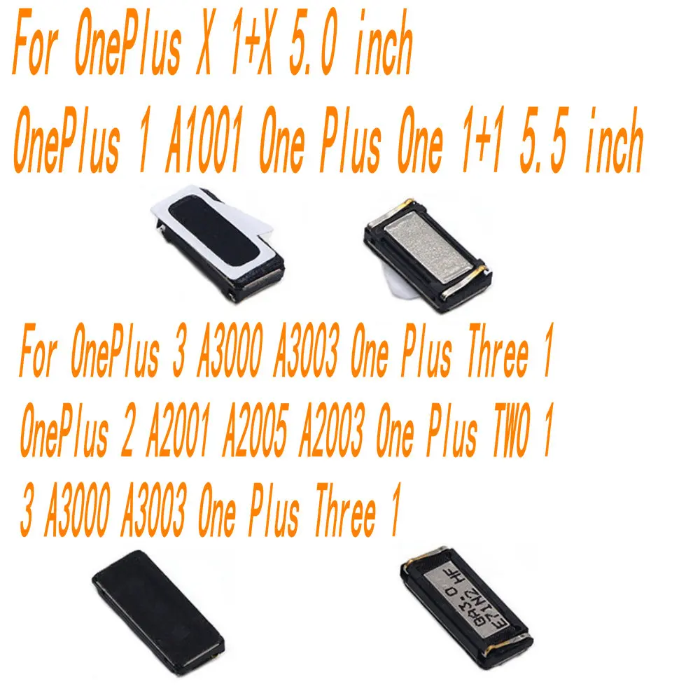 Шлейф динамика звуковой приемник шлейф для OnePlus 1 2 3 3T 5 5T X 6 6T один два пять шесть