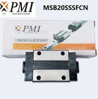 8pcslot original taiwan pmi msb20s n msb20sssfcn linear guideway sliding block carriage for co2 laser machine msb20s