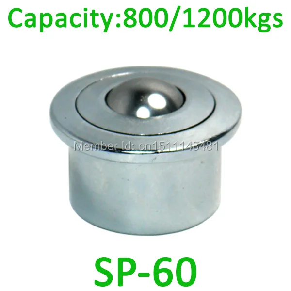 

2pcs Ahcell SP-60 Heavy Ball transfer unit 1200kg load capacity caster SP60 Euro type ball unit conveyor bearing Steel Roller