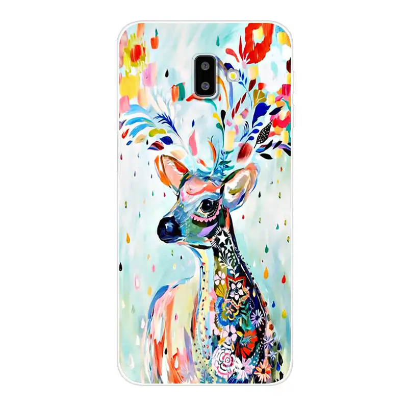 Чехол для Samsung Galaxy J6 Plus силиконовый мягкий чехол из ТПУ телефона 2018 J610F J610 SM-J610F J6Plus