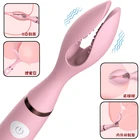 10 скоростей зарядки Анальный Вибратор Анальная пробка g-точка Стимулятор клитора Вибраторы для женщин перемешивание сосков Клип мастурбатор секс-игрушки