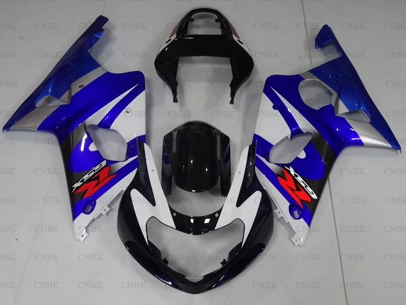 Для GSXR600 GSXR750 GSXR1000 2000 2003 K12 Обтекатели GSX R 600 750 1000 синий белый черный 01 00 обтекатель