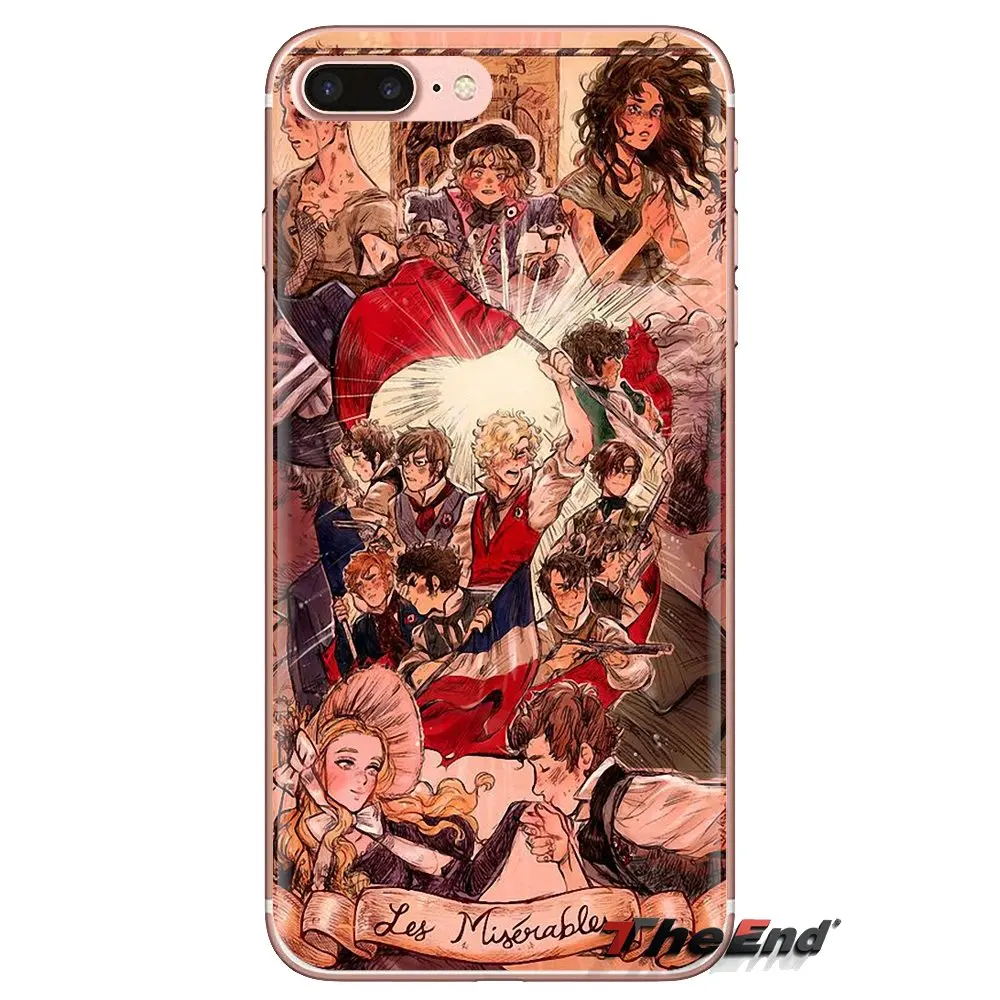 Soft Shell Covers For Xiaomi Mi4 Mi5 Mi5S Mi6 Mi A1 A2 5X 6X 8 9 Lite SE Pro Max Mix 2 3 2S Les Miserables Mixed illustration |