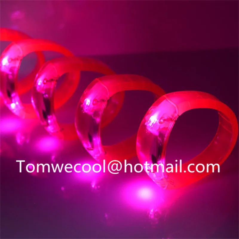 Горячая Распродажа потрясающие вечерние светящиеся браслеты светодиодный