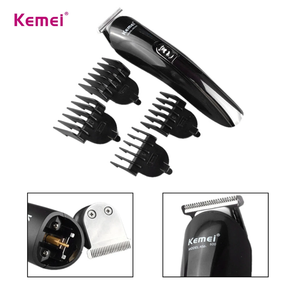 Kemei 600 триммер для стрижки волос Многофункциональный триммер для бороды и носа машинка для стрижки электробритва бритва Kemei 11 в 1