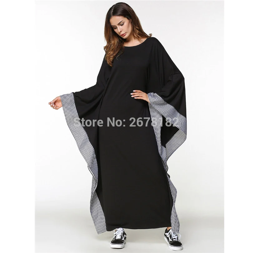 Женское платье кафель Abaya черное повседневное|Мусульманская одежда| |