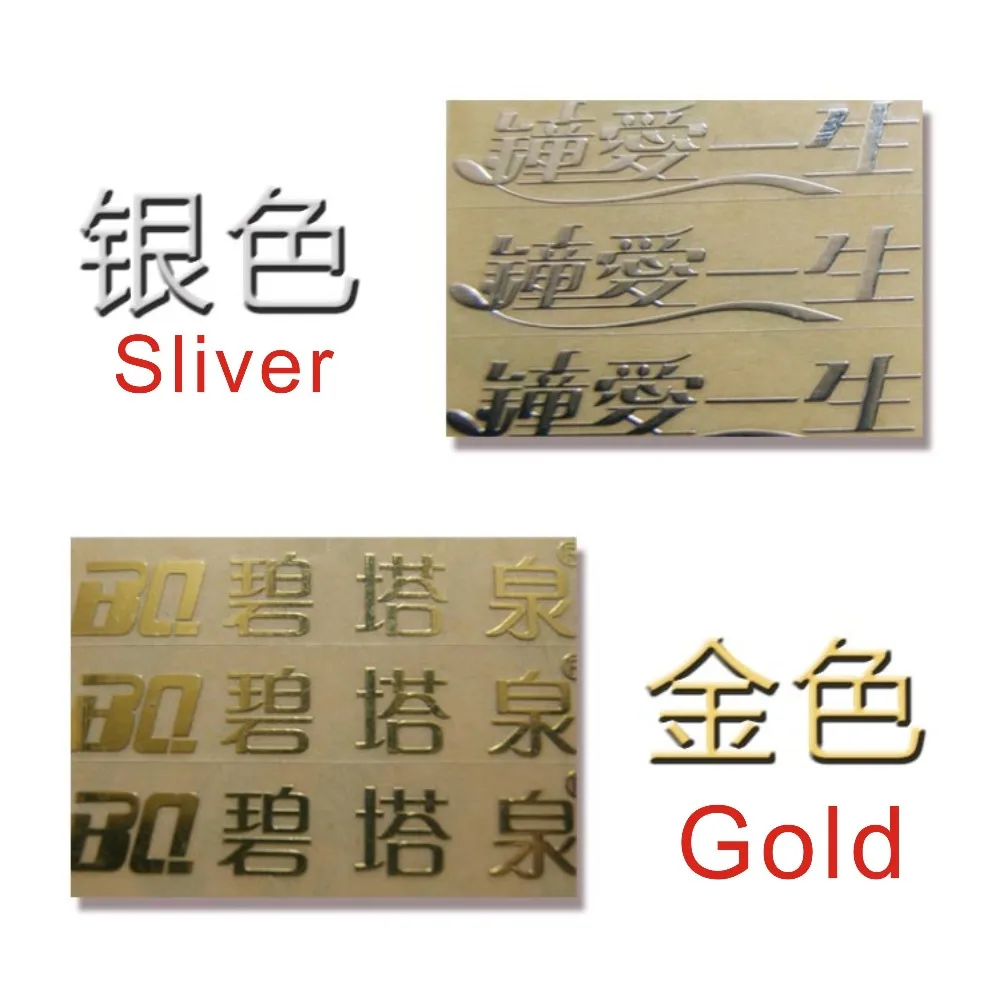 Профессиональный индивидуальный ptrint металлический логотип/Имя/слово