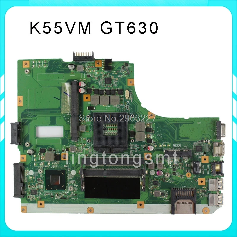 K55VM Материнская плата ноутбука GT630M 2 Гб REV 2/2 0 для For Asus K55VJ материнская Бесплатная