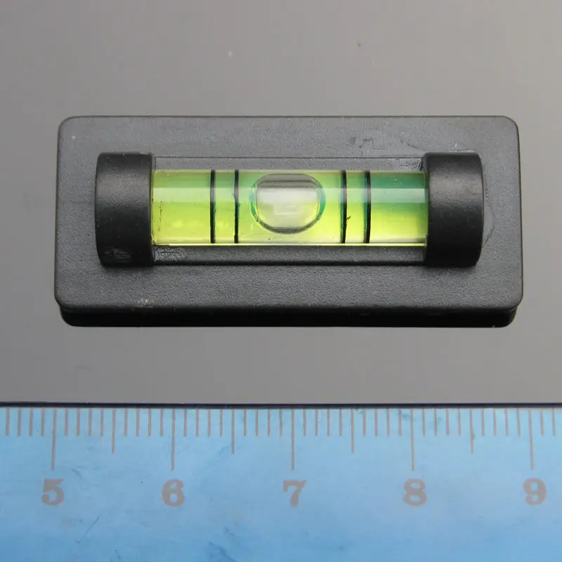 (10 шт./лот) Мини транспортир Пузырькового Уровня с магнитом для ТВ стойки