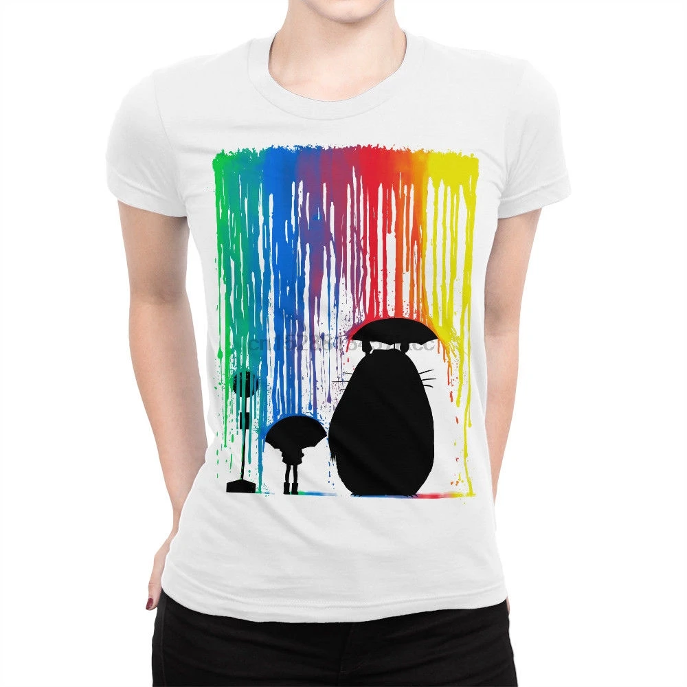 Totoro Art T Shirt Studio Ghibli футболка для мужчин и женщин всех размеров распродажа мужская